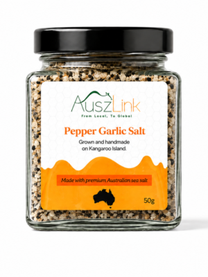Pepper Garlic Salt Jar